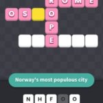 Word whizzle mix norway's most populous city
