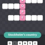 Word whizzle mix stockholm's country