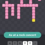 Ax at a rock concert
