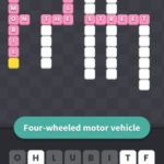 Four wheeled motor vehicle