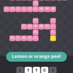 Lemon or orange peel