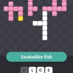 Snakelike fish
