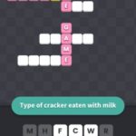 Type of cracker eaten with milk