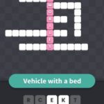 Vehicle with a bed