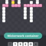 Wickerwork container