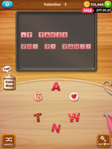 Word cookies cross valentine event answers 02 03 2018