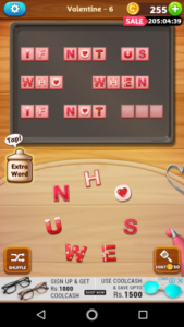 Word cookies cross valentine event answers 02 06 2018